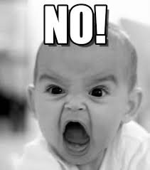 Saying No To Your Baby