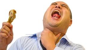 choking on a piece of food