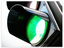 traffic light is green