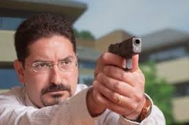 turn your back on someone with a gun