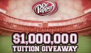 Dr. Pepper Tuition Giveaway Scholarship 