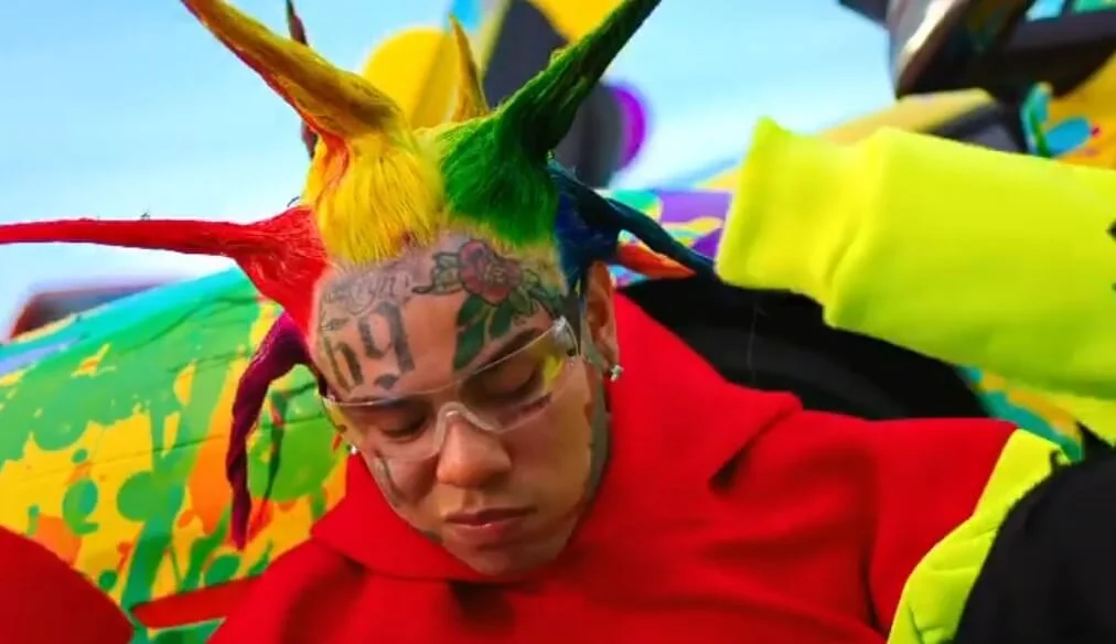 Tekashi 6ix9ine Weird Haircuts